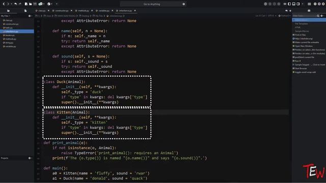 Python Object Oriented Programming: Python Classes and Objects Data | Inheritance [Part 2] смотреть онлайн