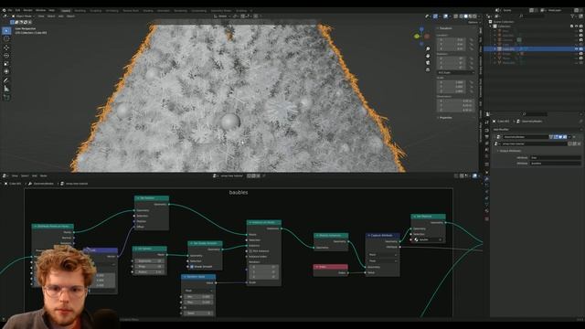 make a christmas tree in blender! (with geometry nodes!) смотреть онлайн