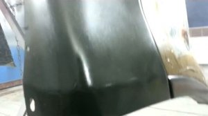 Покраска бампера структурной краской в переход.