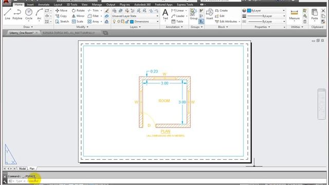 3. Autocad 2014 (Step by Step) - Model and Layout Tabs смотреть онлайн