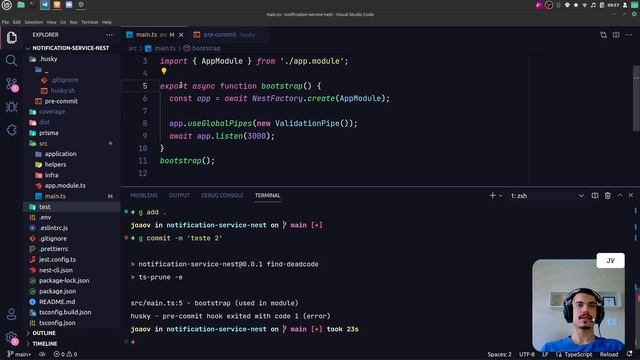 Padronizando COMMITS e protegendo seu código com Husky! | Automatizando desenvolvimento de API #02 смотреть онлайн