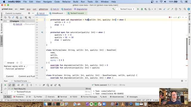 Java to Kotlin Gilded Rose - Part 2 Refactoring to Composition смотреть онлайн