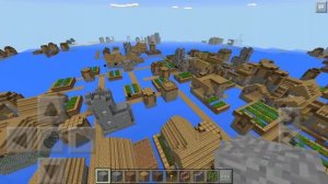 Бесконечная деревня в MCPE 0.15.6 ( Аддон на деревню ) - Minecraft PE