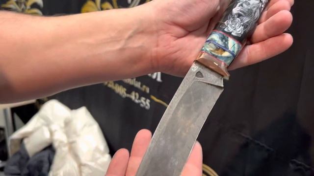 Оцените нож,сделаный на выставку Клинок - Приглашаю к себе на стенд ! смотреть онлайн