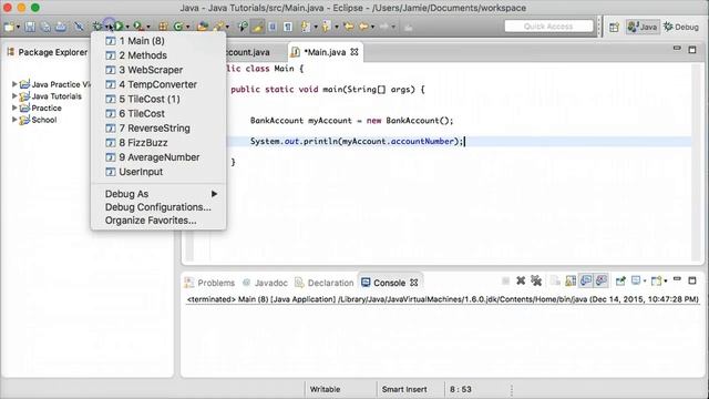 Java Tutorial 18 - Constructors смотреть онлайн