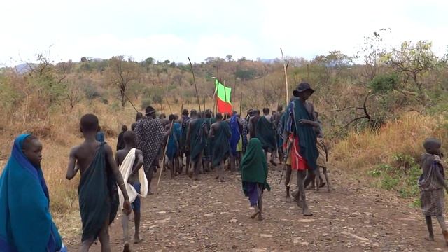 Village Approaches For The Donga