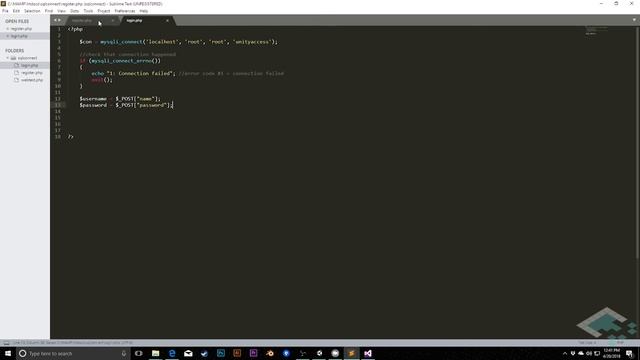Unity & MySQL Databases, Part 4: User Login смотреть онлайн