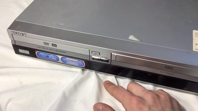 Sony DVD VCR player model RDR-VX530 test смотреть онлайн