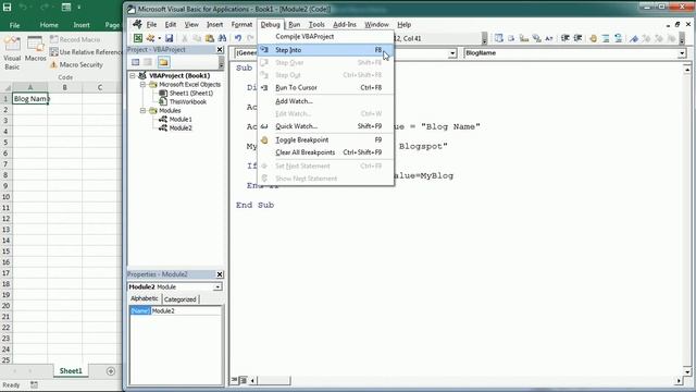 Excel VBA Tutorial For Beginners (Part 10/10): Debugging And Error Handling