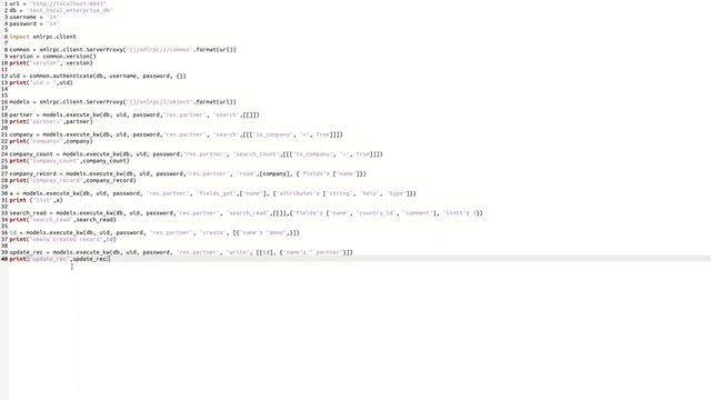 How to update records in Odoo 14 | Using External API | Odoo XMLRPC смотреть онлайн