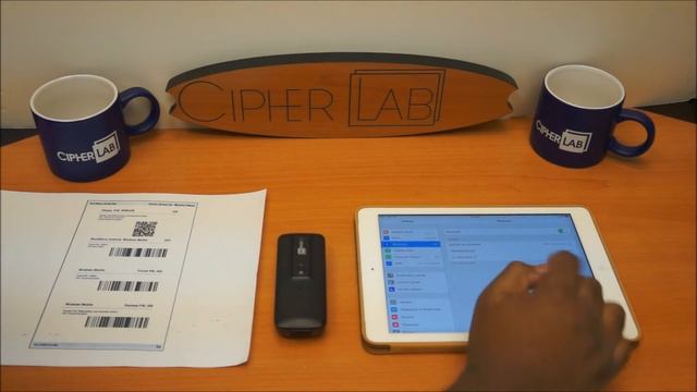How to pair CipherLab 1664 Bluetooth 2D Barcode Scanner with iPad смотреть онлайн