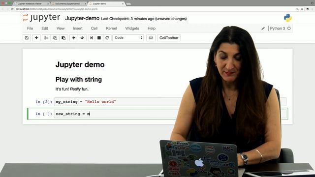 Jupyter demo 1—Playing with Strings смотреть онлайн