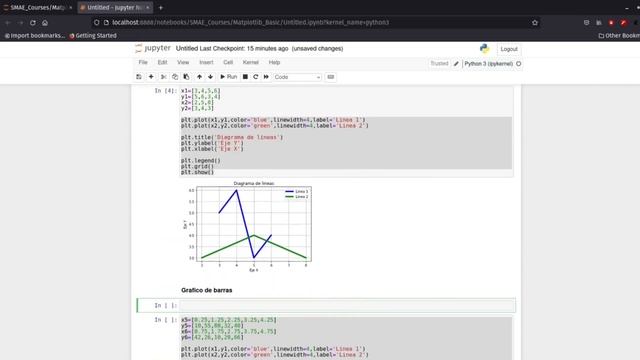 Gráficos en Python con Matplotlib 1 [Python] смотреть онлайн