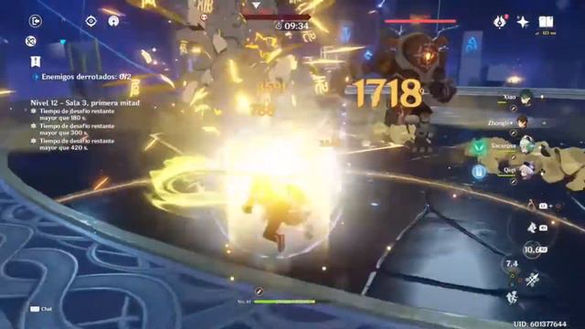 C0 Xiao & Keqing vs Piso 12 Full 9 Estrellas | Genshin Impact Español смотреть онлайн
