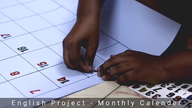 DIY - Monthly calendar project for school children | english project смотреть онлайн