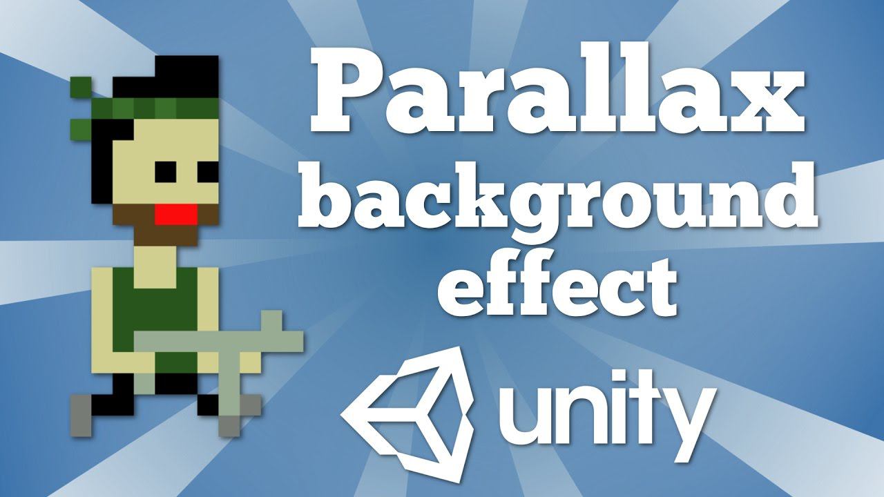 How to make a parallax background effect in Unity 2D platformer game | Very simple Unity 2D tutorial смотреть онлайн