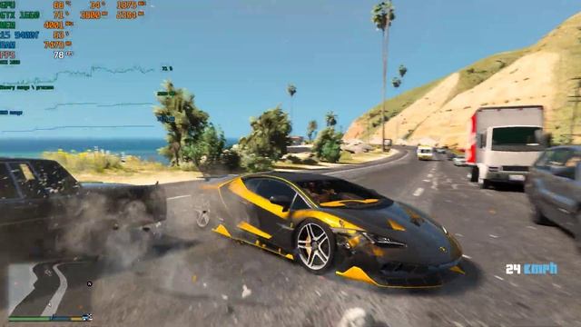 Grand Theft Auto V | Nvidia GTX 1660 | i5 9400f | PC Performance Test смотреть онлайн
