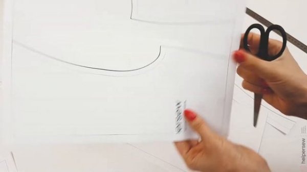 Как напечатать и склеить выкройку? //Helpersew