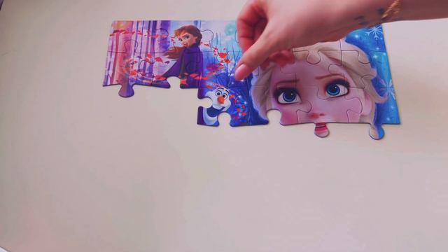 Эльза и Анна / Собираем пазл Эльза и Анна / Пазл Холодное сердце смотреть онлайн