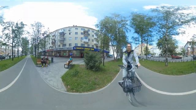 Велодорожка в центре Сормова.Видео360 смотреть онлайн