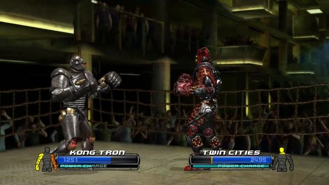 REAL STEEL THE VIDEO GAME - KONG TRON vs TWIN CITIES смотреть онлайн