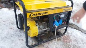 Бензиновый генератор на газу (рабочая версия)