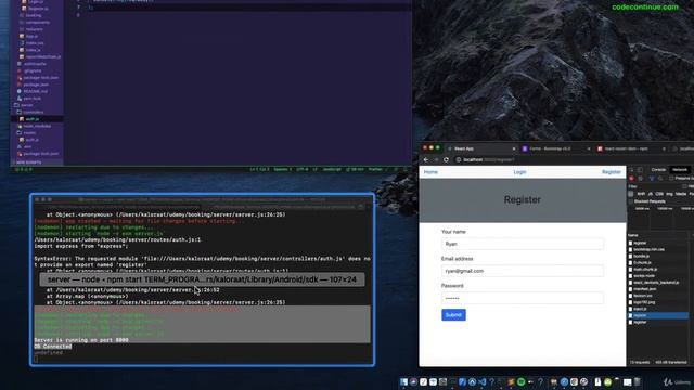 React app booking hotel-19 Register endpoint and json middleware смотреть онлайн