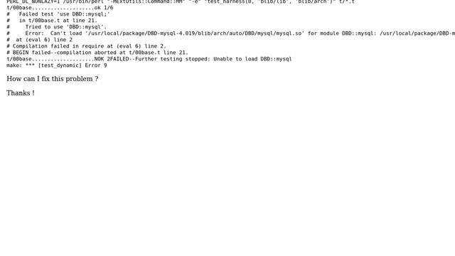 DevOps & SysAdmins: PERL+mysql: undefined symbol: mysql_init (2 Solutions!!) смотреть онлайн