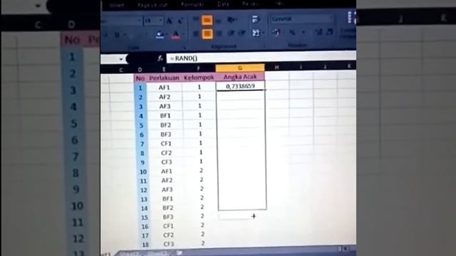 CARA MELAKUKAN PENGACAKAN PADA RANCANGAN ACAK KELOMPOK FAKTORIAL MENGGUNAKAN MS EXCEL смотреть онлайн