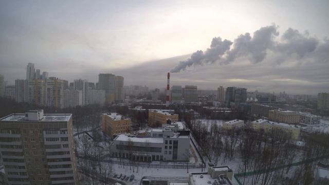 Восход солнца в городе на станции метро Молодёжная смотреть онлайн
