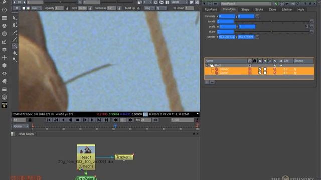 Nuke | Wire Removal In RotoPaint смотреть онлайн