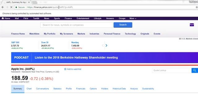 Python: Project Datafrom Yahoo Finance Framework Flask,Selenium,Matplotlib смотреть онлайн