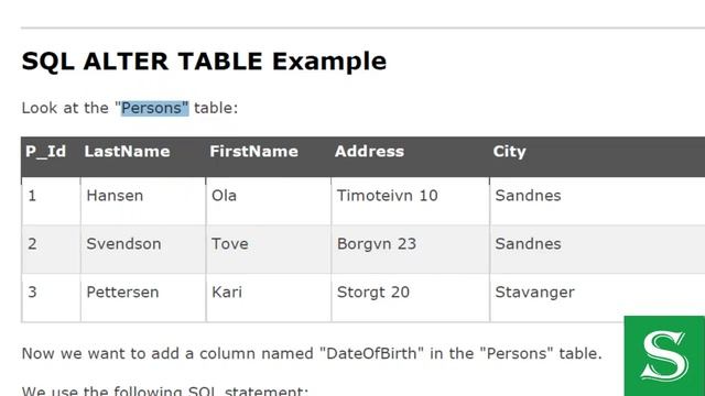 Lesson 37 SQL ALTER TABLE Part2 MySql Basic to Advance Toturails Sahalsoftware смотреть онлайн
