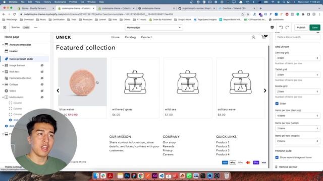 37 - Shopify Collection product Slider with Alpine.js смотреть онлайн