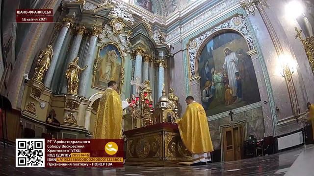 10:00 | БОЖЕСТВЕННА ЛІТУРГІЯ | 18.04.2021 Івано-Франківськ УГКЦ смотреть онлайн