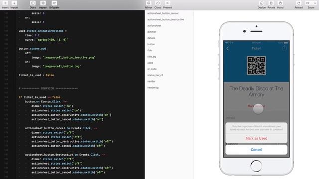 Framer: Ticket Animation | by Jacob Ruiz смотреть онлайн