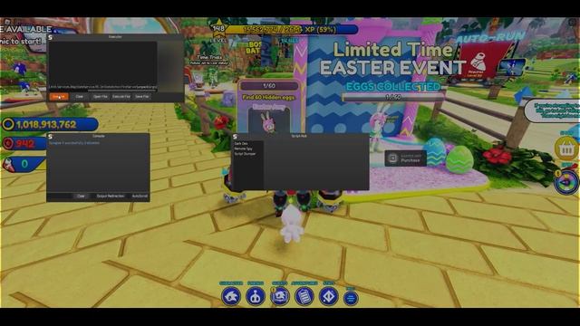 [EGG HUNT ?] Roblox Sonic Speed Simulator Script - Instant Complete The Easter Event смотреть онлайн