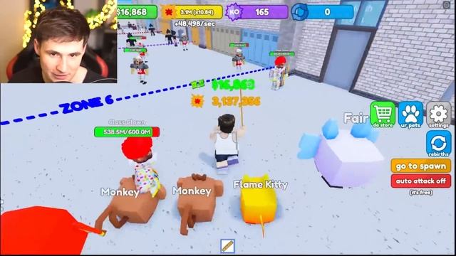 Roblox School But +10 Damage Every Second