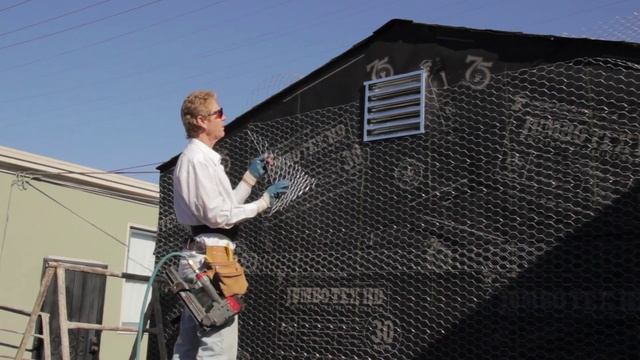 Stucco netting which way to install and how much to overlap? смотреть онлайн