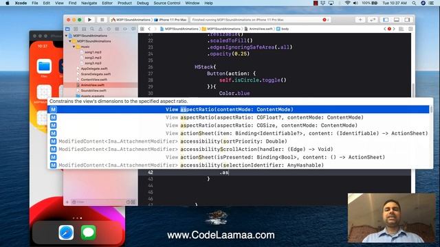 Learn SwiftUI Module 3 Part 1 - Animations & Audio смотреть онлайн