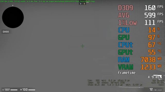 AMD Radeon RX 6500 XT -- Intel Core i5-12400F -- CSGO uLLeticaL FPS Test i5-12400 720p смотреть онлайн