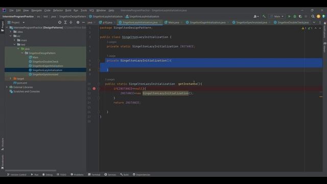 Lecture3: Singleton Design Pattern using Eager Initialization смотреть онлайн