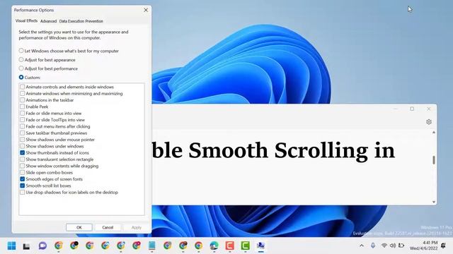 How to Disable Smooth Scrolling in Windows 11 смотреть онлайн