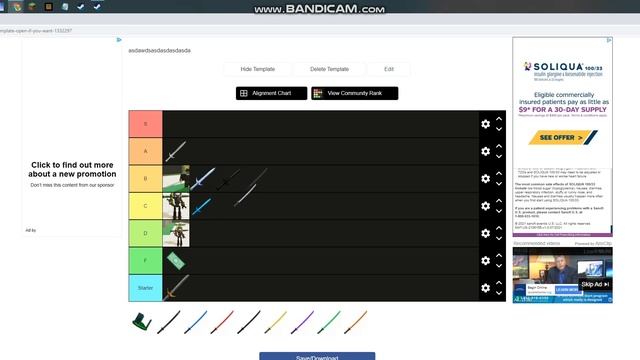 Dumb Boss Fights Weapon Tierlist