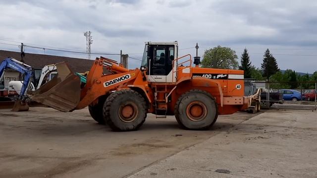 Daewoo mega 400, wheel loader, 2000 смотреть онлайн