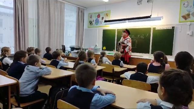 "КАТЮША" (под гармонь) с учениками 2 "В" класса, школы № 56, города Кирова смотреть онлайн