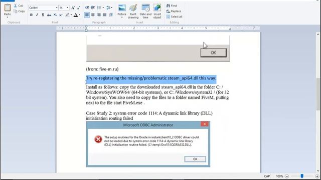 Fix error code 1114 when connecting to Internet