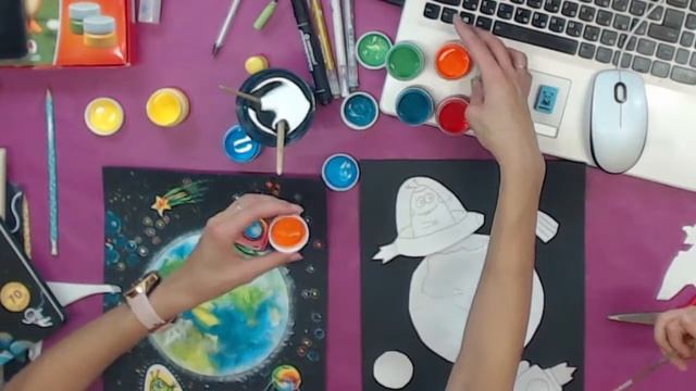 Рисуем планету Земля. смотреть онлайн