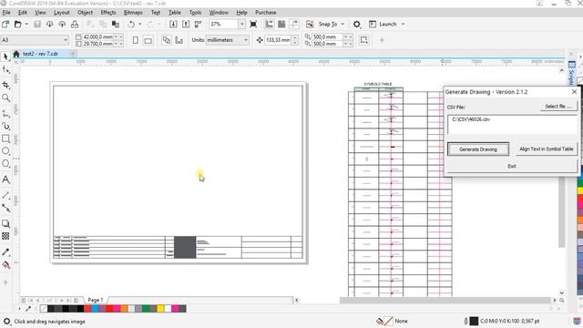 VBA Macro to create CorelDraw Drawing from a CSV file смотреть онлайн