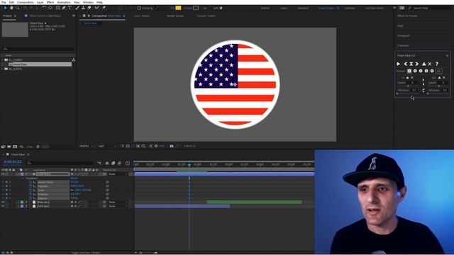New Keyframe Easing Tool for After Effects смотреть онлайн